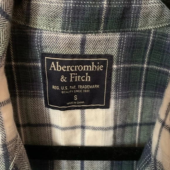 Abercrombie Plaid Tie Waist Tunic Dress - Picture 9 of 12